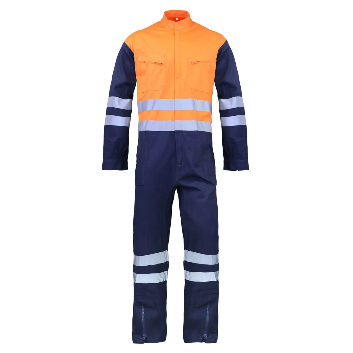 Overol Activex Piloto 100% Algodón Naranjo/Azul 1