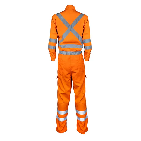 Overol Acid Pro Naranja Con Reflectantes 360°