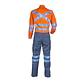 Overol Piloto 100% Algodón Naranjo/Gris - Miniatura 3