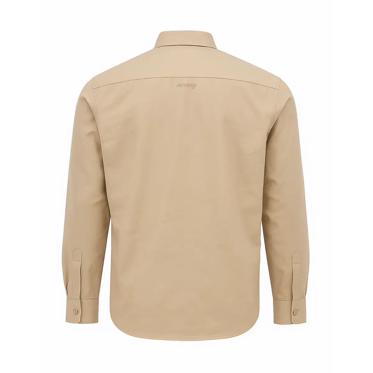 Camisa Activex Gabardina 80/20 UV Beige 2