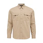Camisa Activex Gabardina 80/20 UV Beige - Miniatura 1