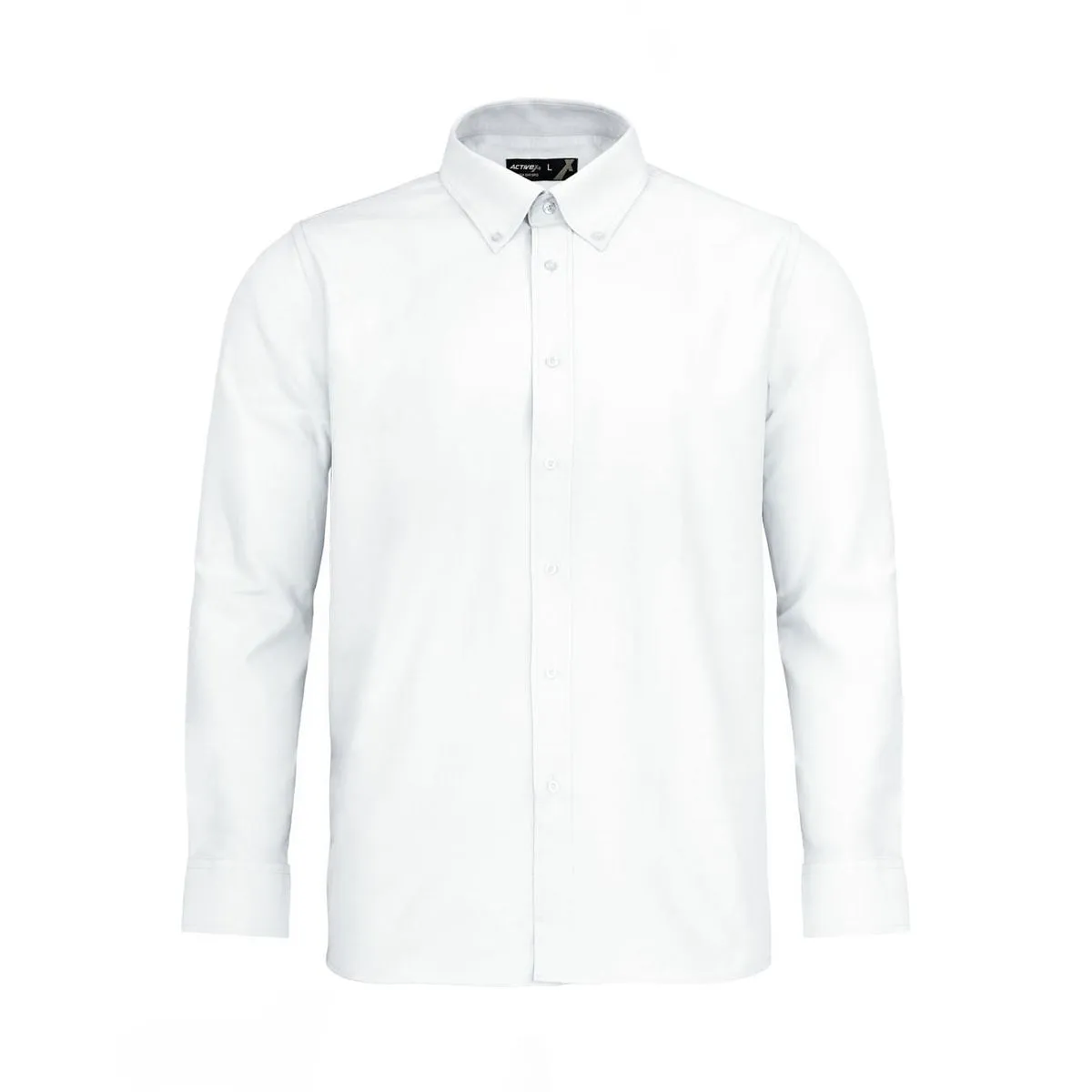 Camisa Activex Oxford M/Larga Blanca UV 1