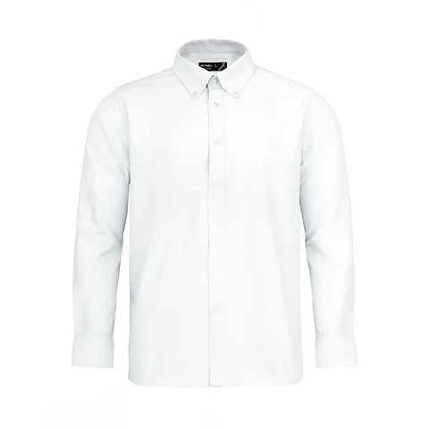 Camisa Activex Oxford M/Larga Blanca UV