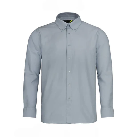 Camisa Activex Oxford M/Larga Gris UV