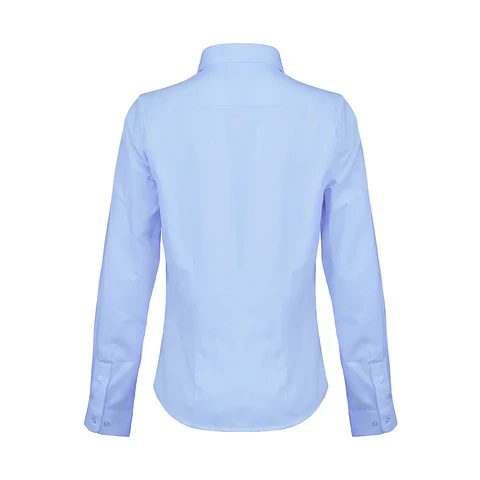 Blusa Activex Oxford M/Larga Celeste UV