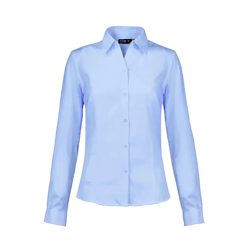 Blusa Activex Oxford M/Larga Celeste UV