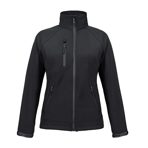 Chaqueta Softshell Negra Mujer Z-1600