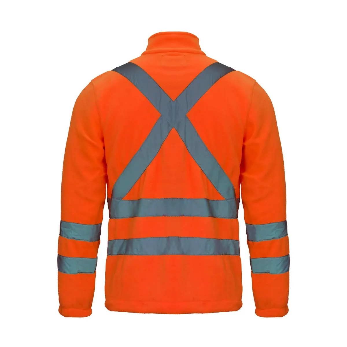 Chaqueta Micropolar Naranjo Fluor Hi-Viz 360° 2