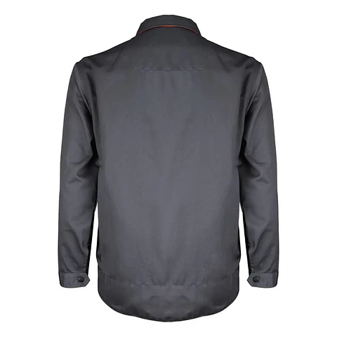 Chaqueta Manga Larga Gabardina Gris/Naranjo