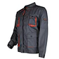 Chaqueta Manga Larga Gabardina Gris/Naranjo - Miniatura 3