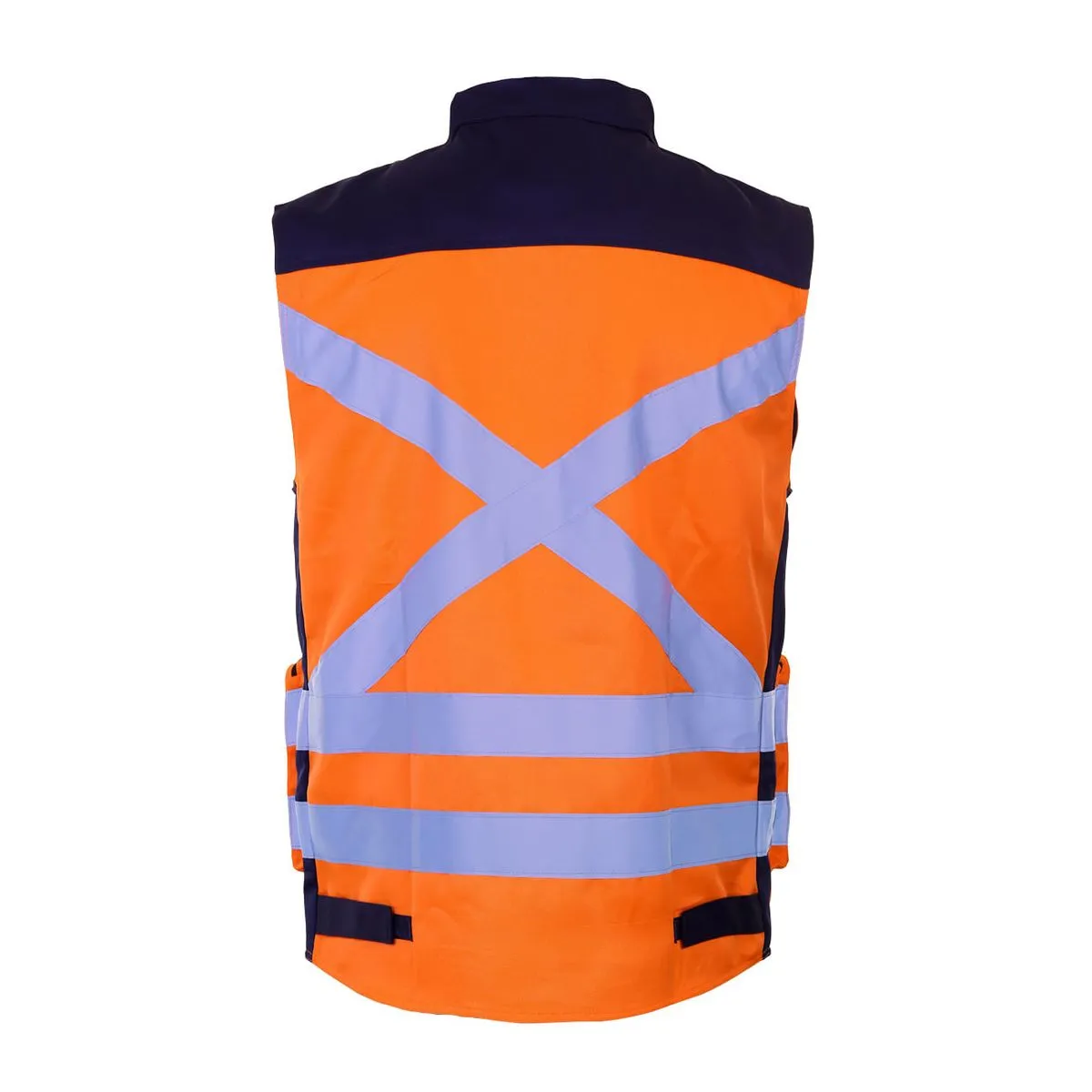 Chaleco Geólogo Gabardina Terra Bicolor Naranjo 3