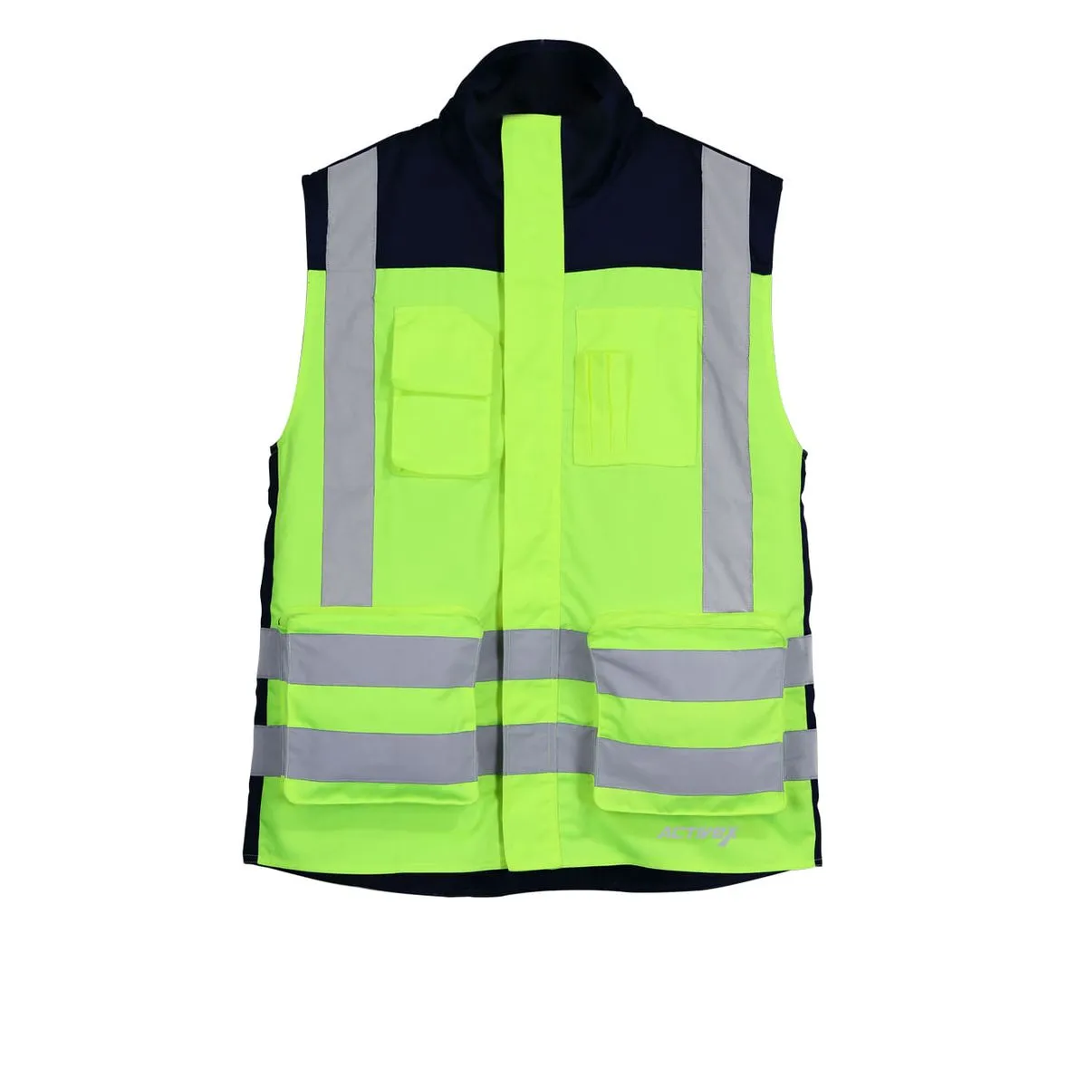 Chaleco Geólogo Gabardina Terra Bicolor Naranjo 4