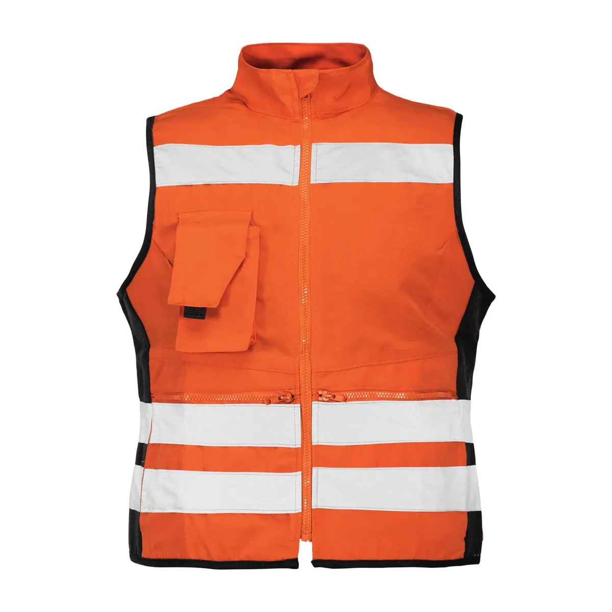 Chaleco Geologo Activex Canvas Naranjo Mujer Reflectante 360° 3