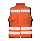 Chaleco Geologo Activex Canvas Naranjo Mujer Reflectante 360° - Miniatura 3