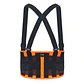 Faja Activex de Soporte Lumbar Naranjo Negro - Miniatura 2
