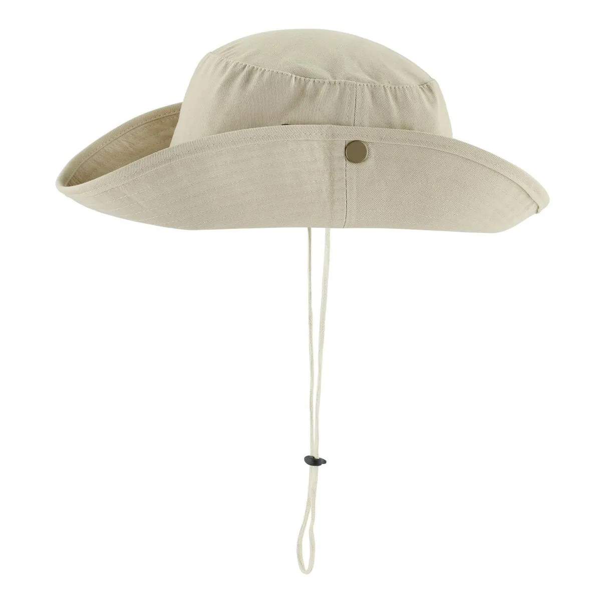 Gorro Tipo Pescador Beige 100% Algodón 3