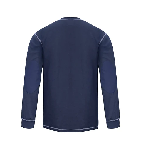 Polera Ignífuga Henley FRHST NFPA Azul Absolute Fire