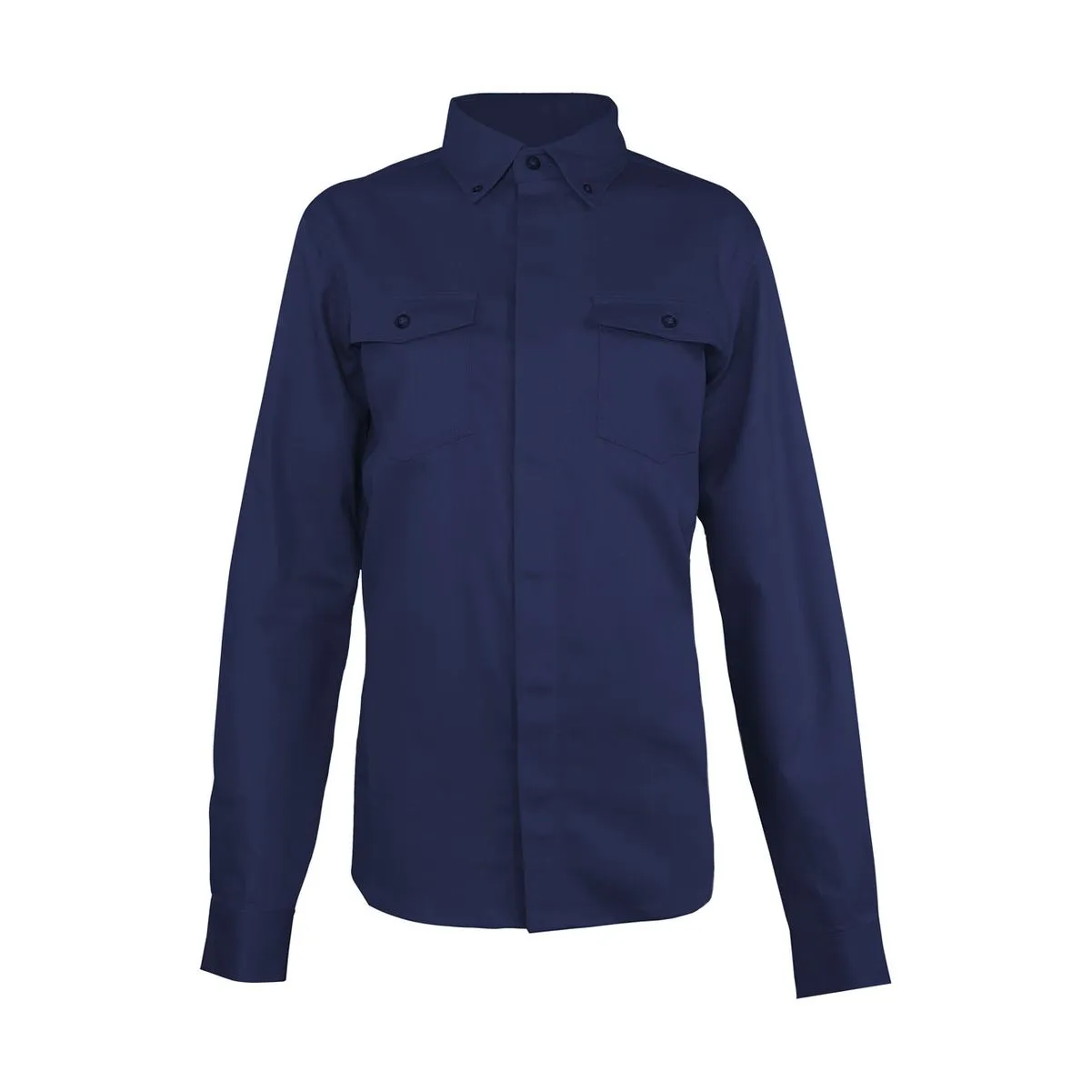 Blusa Ignífuga Antiestática NFPA 13034 Azul Marino Mujer 1