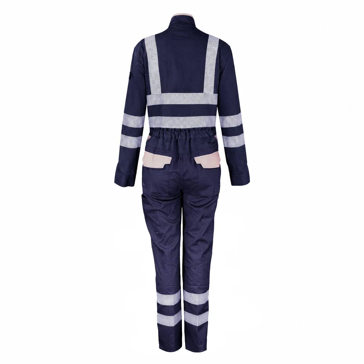 Overol Ignifugo Absolute Fire Antiest. FRCT NFPA 13034 Mujer Azul/Beige 2