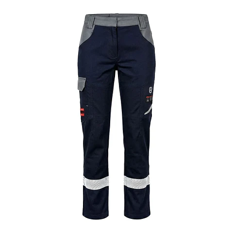 Pantalón Slack Ignífugo NFPA + 13034 Azul Marino Mujer