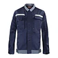 Chaqueta Slack Ignífuga Antiestático NFPA Azul Marino - Miniatura 1