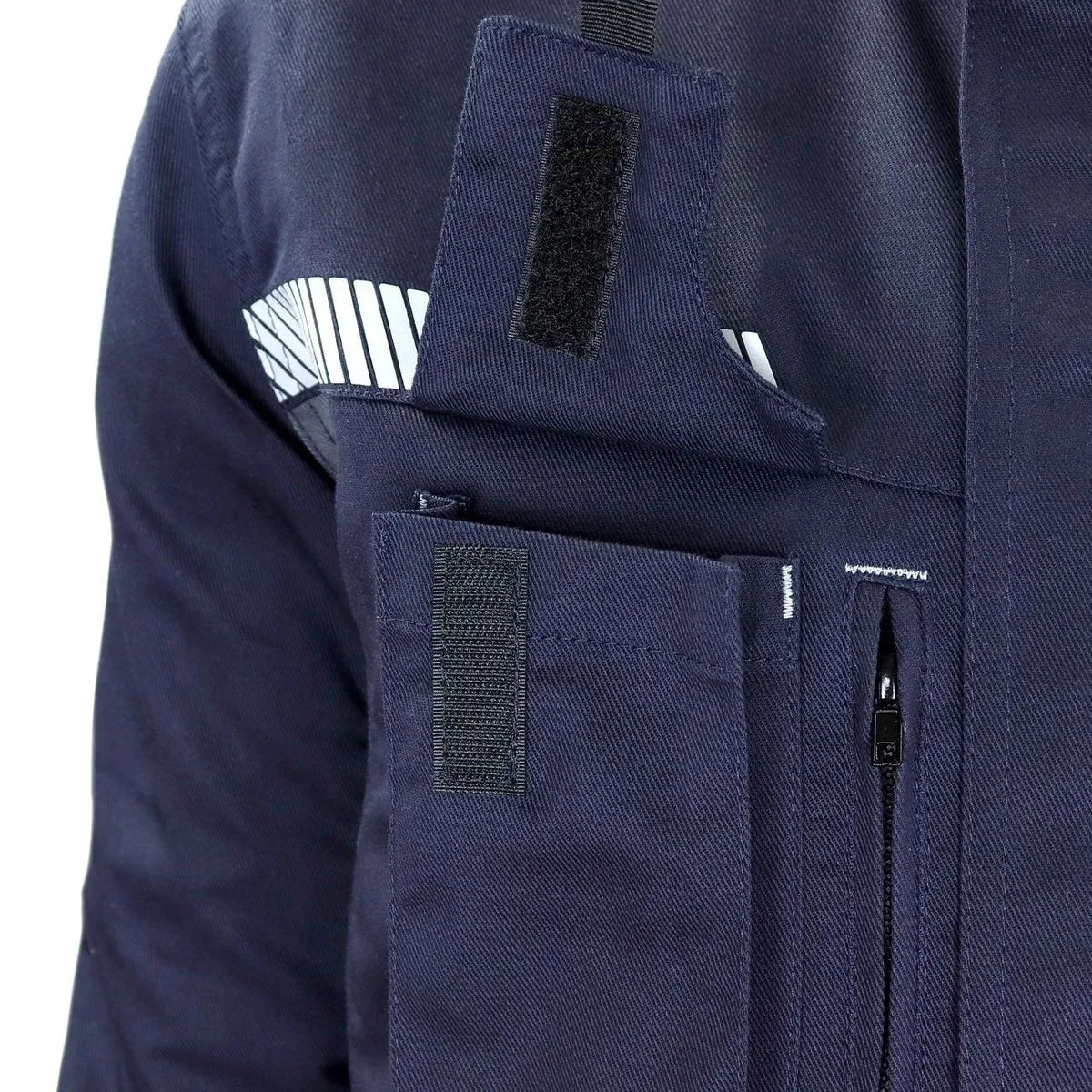 Chaqueta Slack Ignífuga Antiestático NFPA Azul Marino 3