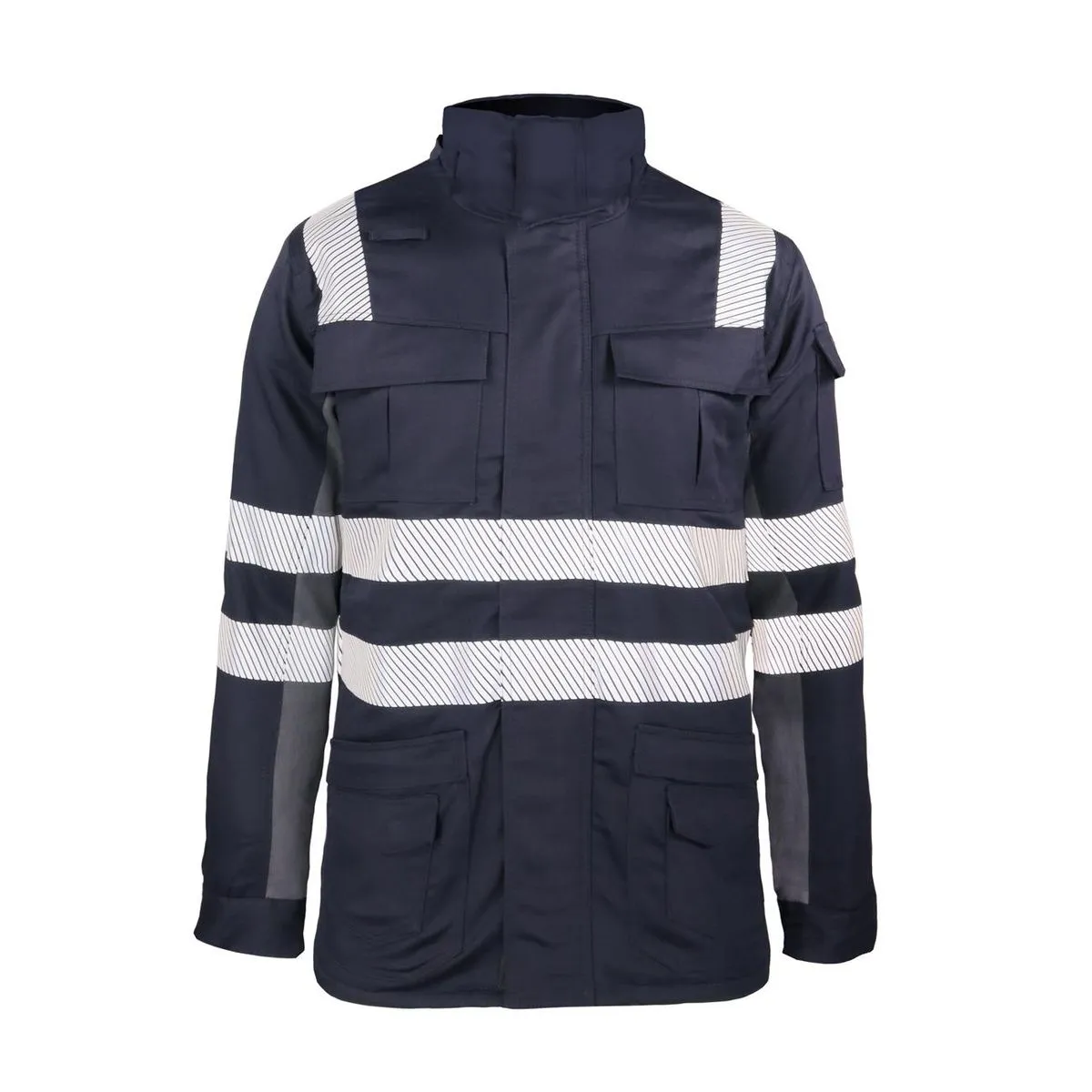 Parka Ignifuga Absolute Fire Antiestática FRWJT NFPA 13034 Azul Marino 1