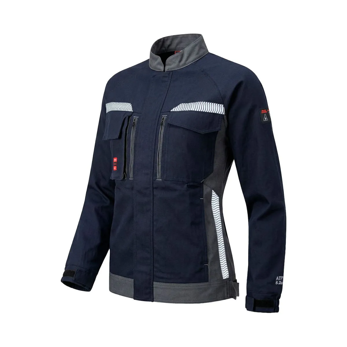 Chaqueta Slack Ignífuga NFPA + 13034 Azul Marino Mujer 3