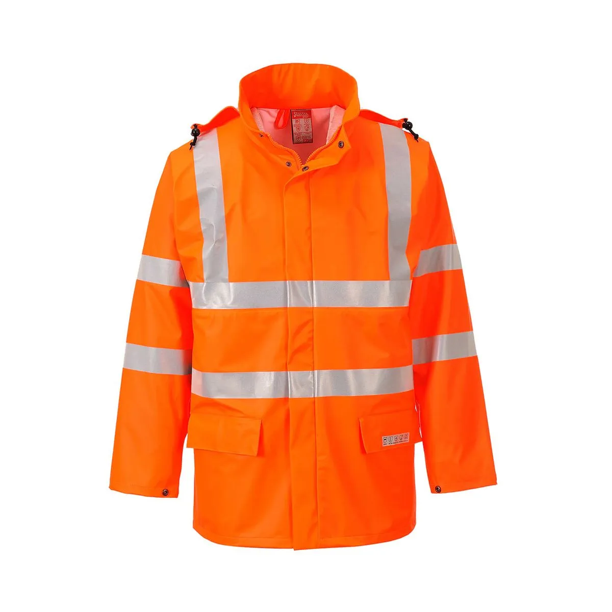 Chaqueta Impermeable Ignifugo PU Portwest FR41 Naranja 1