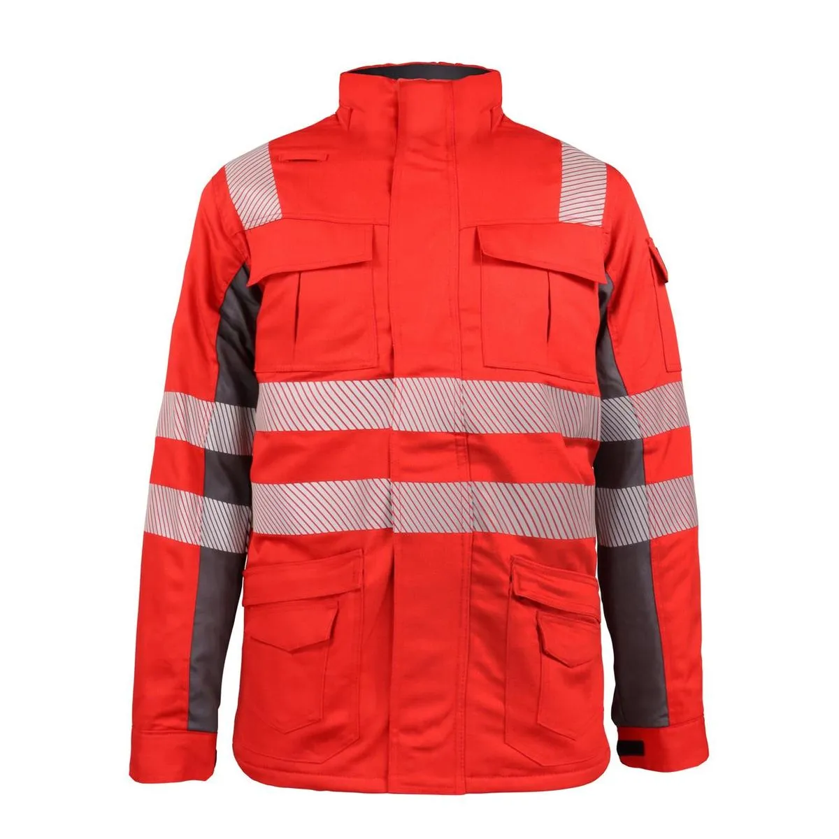 Parka Ignifuga Absolute Fire Antiestática FRWJT NFPA 13034 Roja 1