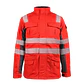 Parka Ignifuga Absolute Fire Antiestática FRWJT NFPA 13034 Roja - Miniatura 1
