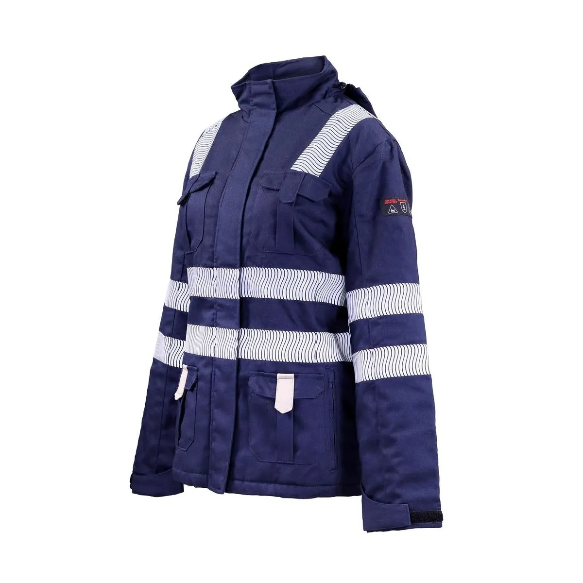 Parka Ignifuga Absolute Fire FRWJT Azul Marino Mujer 3