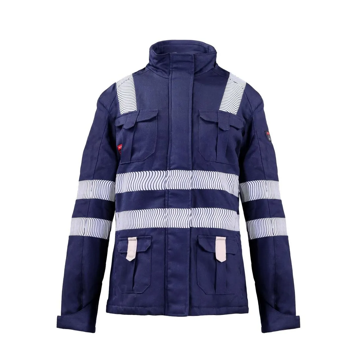 Parka Ignifuga Absolute Fire FRWJT Azul Marino Mujer 1