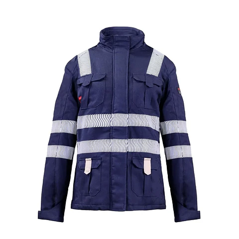Parka Ignifuga Absolute Fire FRWJT Azul Marino Mujer