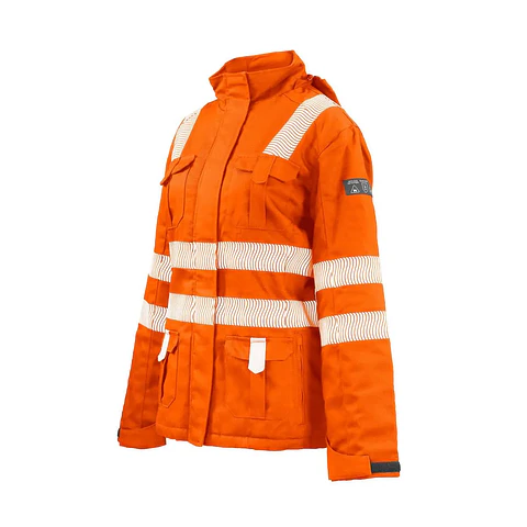 Parka Ignifuga Absolute Fire FRWJT NFPA Mujer Naranja