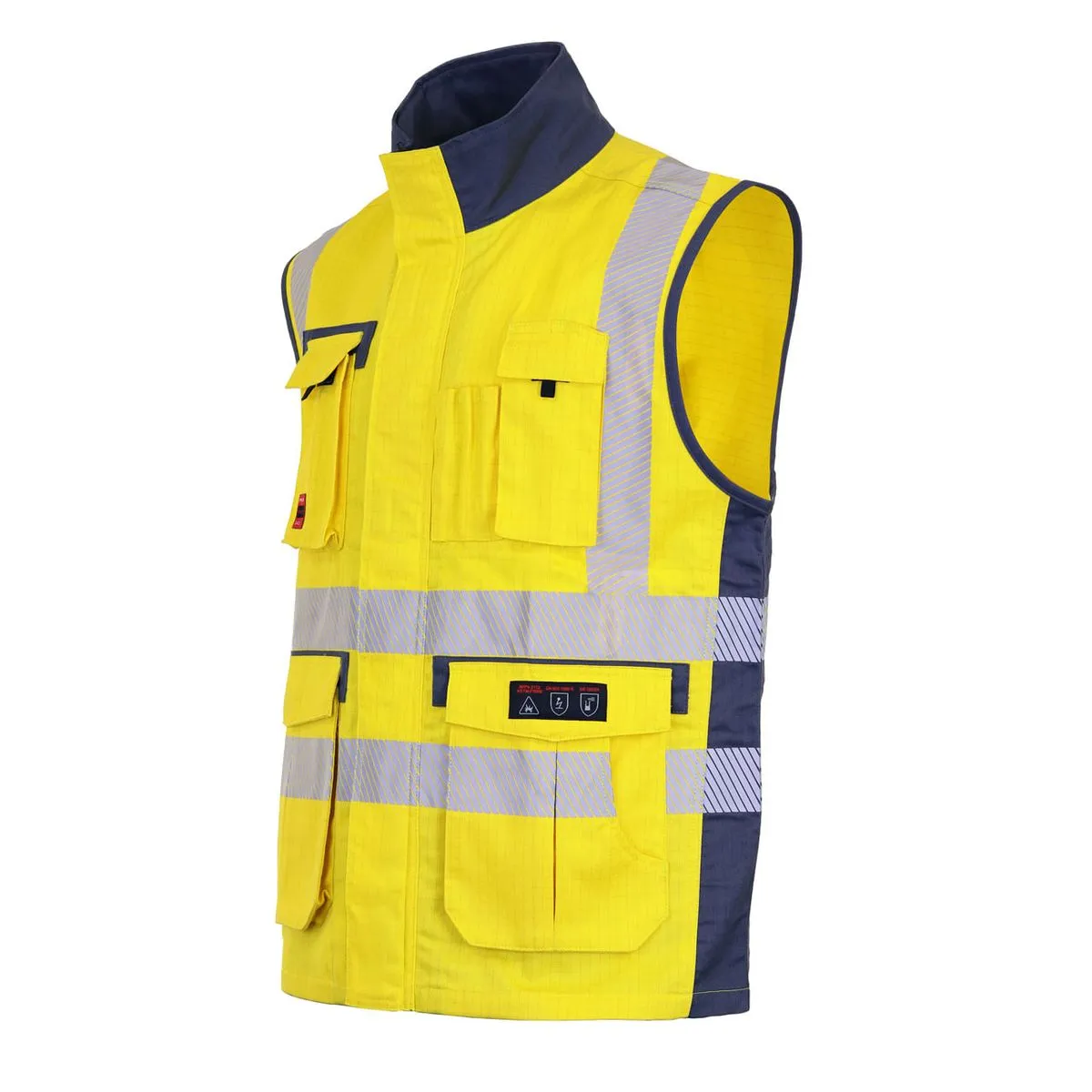 Chaleco Geologo Ignifugo Absolute Fire FRSVT NFPA 13034 Amarillo 2
