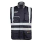 Chaleco Geólogo Ignífugo + NFPA 13034 Azul Marino-Gris - Miniatura 1