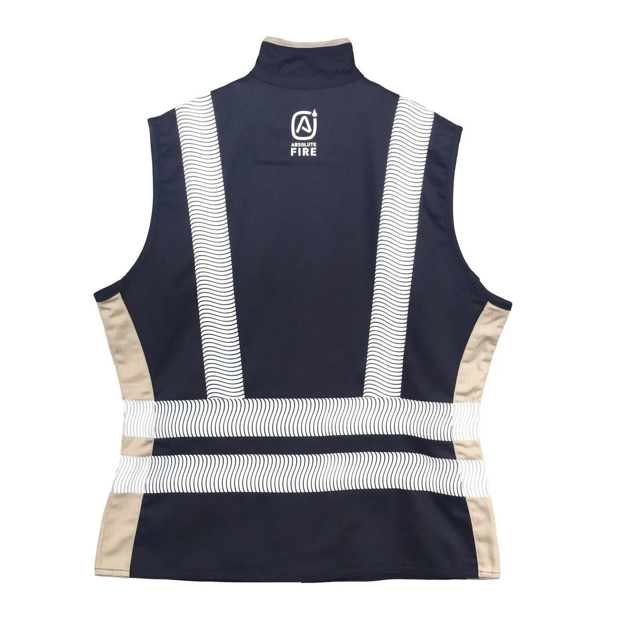 Chaleco Geologo Ignifugo Absolute Fire FRSVT NFPA 13034 Mujer Azul – Beige 2