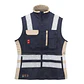 Chaleco Geologo Ignifugo Absolute Fire FRSVT NFPA 13034 Mujer Azul – Beige - Miniatura 1