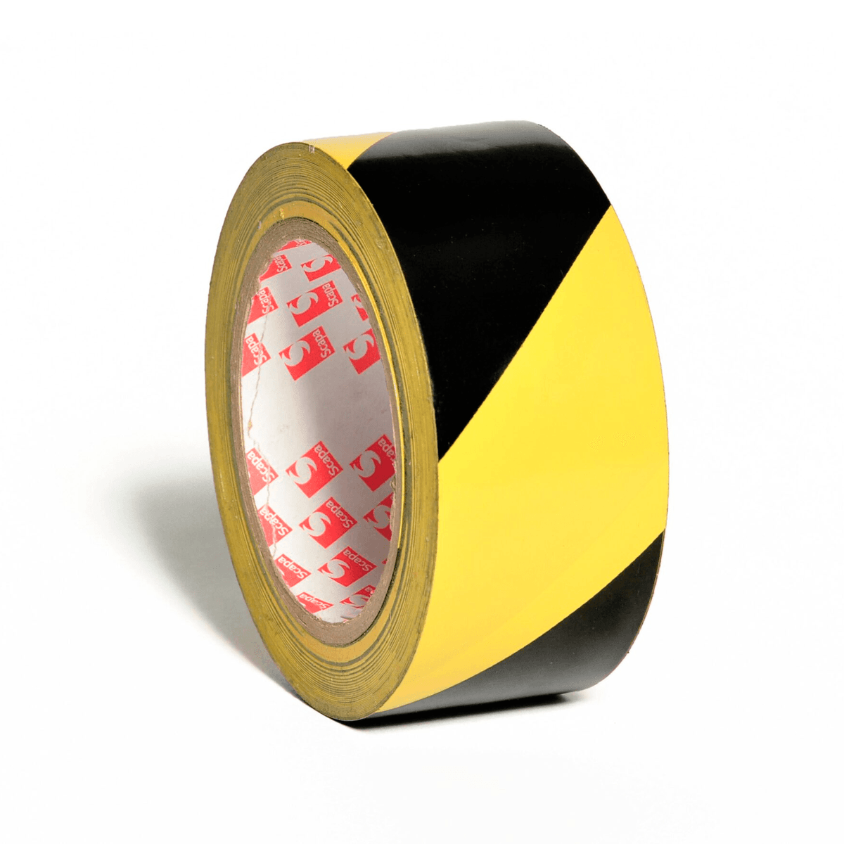 Cinta Señalización PVC Amarillo Negro - 50mm X 33M 1