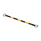 Barra conectora de conos Amarilla/Negro extensible 1-2 Mts. - Miniatura 1