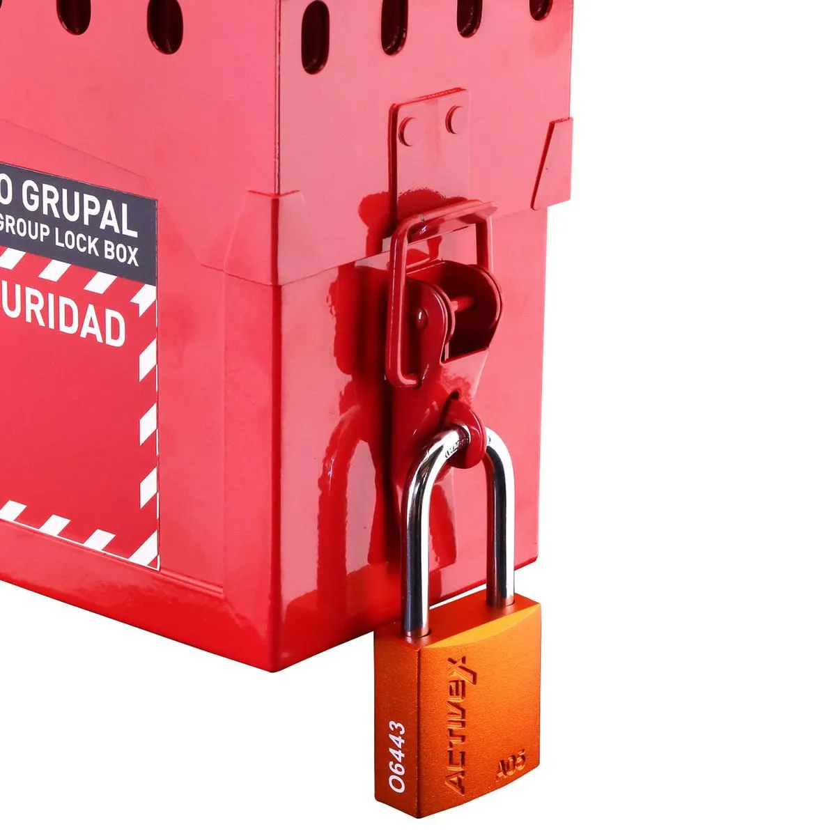 Caja de Bloqueo Activex para 16 candados Roja EP-8812 2