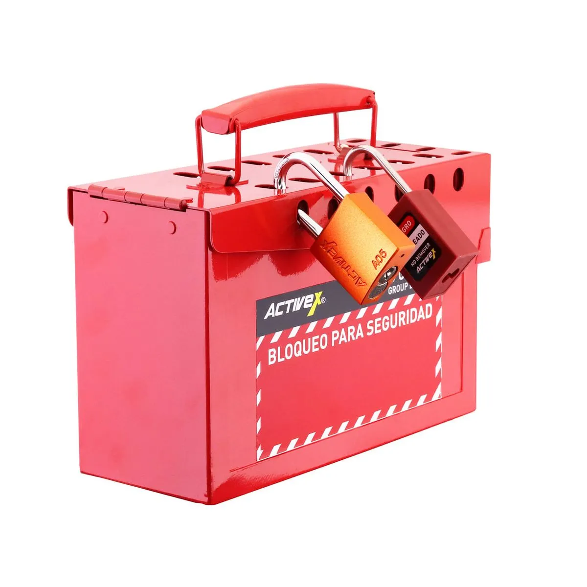 Caja de Bloqueo Activex para 16 candados Roja EP-8812 4