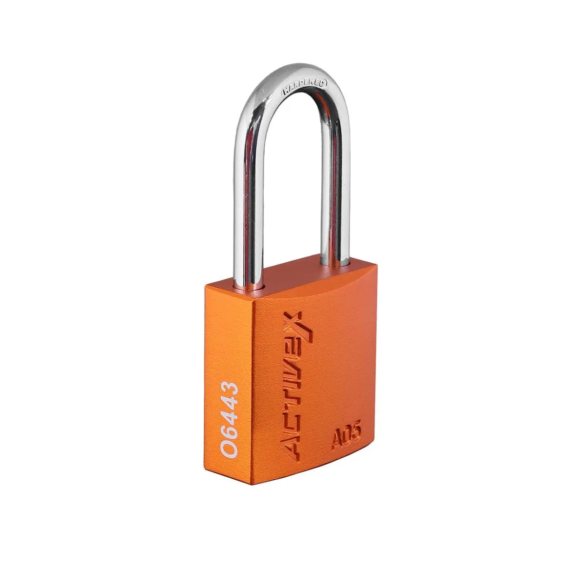 Candado Activex A05 Cuerpo Aluminio Naranjo 2