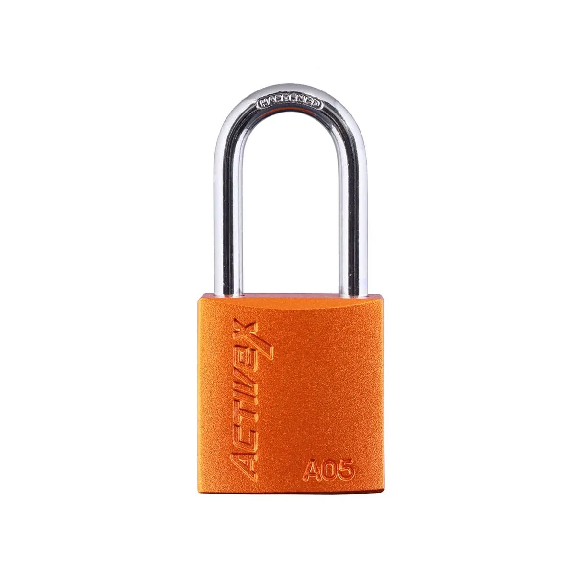 Candado Activex A05 Cuerpo Aluminio Naranjo 1