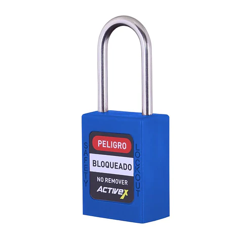 Candado Activex A10 Plastico Azul