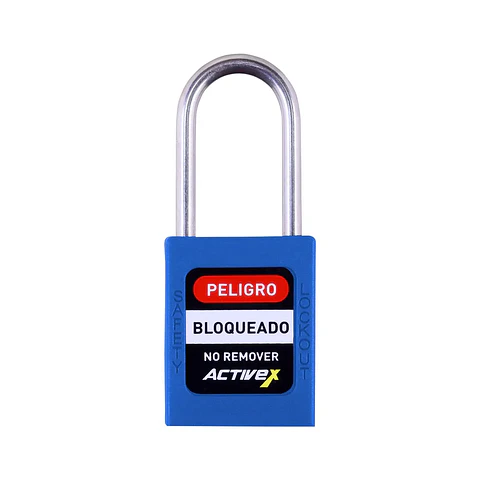 Candado Activex A10 Plastico Azul