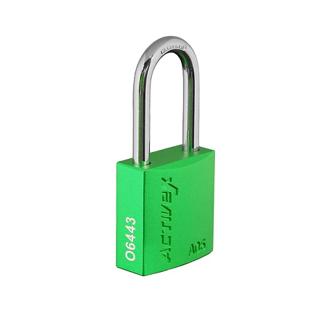 Candado Activex A05 Cuerpo Aluminio Verde