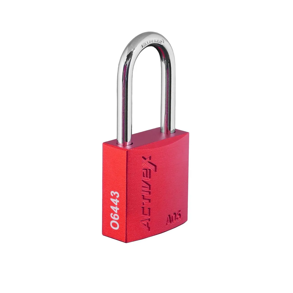 Candado Activex A05 Cuerpo Aluminio Rojo 1