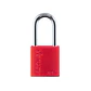 Candado Activex A05 Cuerpo Aluminio Rojo - Miniatura 3